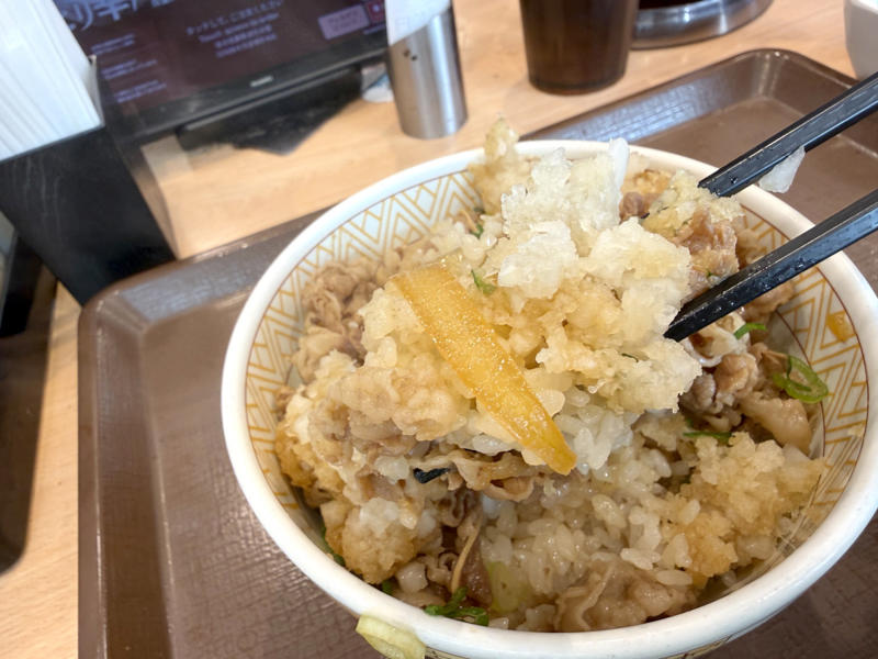 ・アレンジ系牛丼時代, ・鉄板の鬼おろし, ・3種類を食べ比べ, ・味はほぼほぼ同じ, ・値段は100円違う