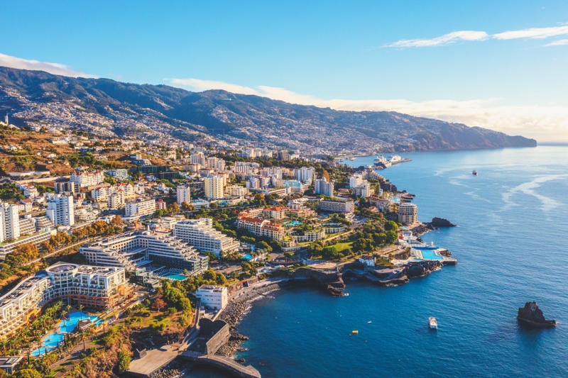 1. Madeira, Portugal, 2. Tbilisi, Georgia, 3. Chicago, US, 4. Quy Nhon, Vietnam, 5. Puerto Escondido, Mexico, 6. Milan, Italy, 7. Glasgow, UK, 8. Abu Dhabi, UAE, 9. Recife, Brazil, 10. San Carlos de Bariloche, Argentina