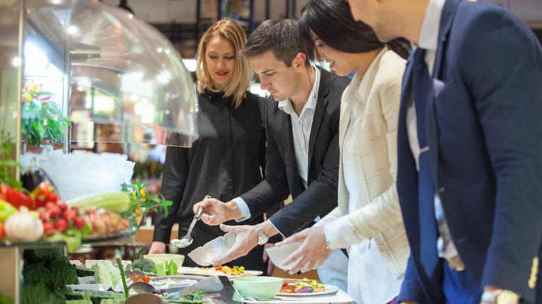 Not paying attention to the flow of the lines Immediately heading to the buffet when you embark, Not being aware of peak times, Not paying attention to the flow of the lines, Missing out on the made-to-order options, Overloading your plate