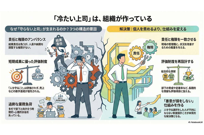 覚悟なき上司レッテルの拡散理由, 評価体系が生む合理性の罠, 切り捨てを合理化する「短期的視野」, 善意を生かす制度設計