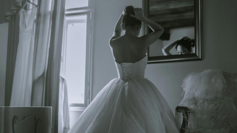 7. Detachable Overskirt 1. Short and Chic, 2. Bridal Jumpsuit, 3. Two-Piece Set, 4. Colored Gown, 5. Black Bridal Look, 6. Cape Moment, 7. Detachable Overskirt, 8. Statement Sleeves, 9. High Neckline, 10. Deep V Drama, 11. Open-Back Stunner, 12. Sheer Illusion Details, 13. Corset Bodice, 14. Slip Dress, 15. Feather Accents, 16. Metallic Shine, 17. Floral 3D Appliqué, 18. Opt For The Tux, 19. Dramatic Train, 20. Vintage-Inspired Twist