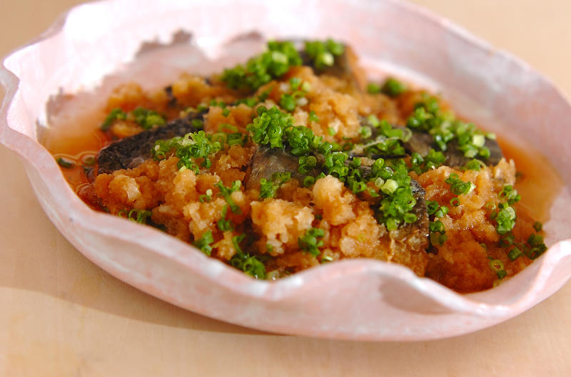 揚げサバのみぞれ煮, 揚げカレイとナスのみぞれ煮, 大葉入りつくねのみぞれ煮, 厚揚げのみぞれ煮, 大根と厚揚げ みぞれ煮 10分でできる人気レシピ