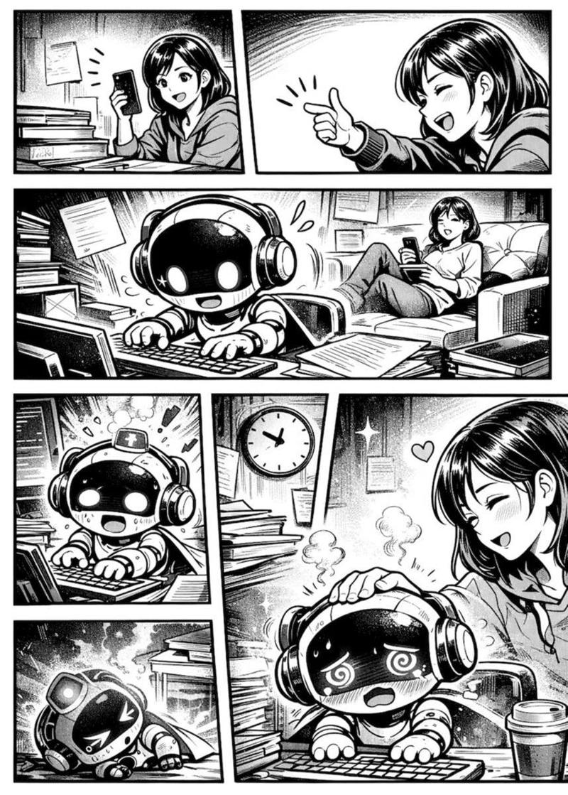 ■「あなた」の印象を画像で出力, ■実際に画像を生成してみた, ■マンガ風で作ってみた, 【X投稿】けんすうさんのイラスト
