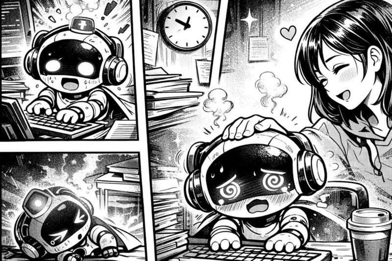 ■「あなた」の印象を画像で出力, ■実際に画像を生成してみた, ■マンガ風で作ってみた, 【X投稿】けんすうさんのイラスト