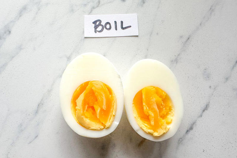 How I Tested These 5 Hard Boiled Egg Methods, Method 1: Slow Cook, Method 2: Pressure Cook, Method 3: Boil, Then Remove From the Heat, Method 4: Boil , Method 5: Steam