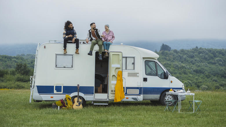 Cracker Barrel parking lots, Bureau of Land Management land and national forests, Truck stops, Church parking lots, Superstore and chain business parking lots