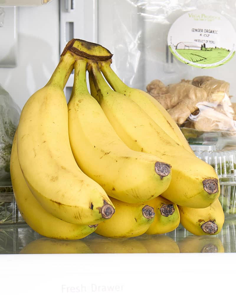So, What Is the Best Way to Store Bananas?, A Few Notes on Methodology, Banana Storing Method: In the Freezer, Banana Storing Method: In the Fridge, Banana Storing Method: On the Counter, Banana Storing Method: On a Hook, Banana Storing Method: Stems Wrapped with Plastic Wrap, Banana Storing Method: In a Plastic Produce Bag, Banana Storing Method: Stems Wrapped with Foil, Overall Key Takeaways, The Perfect Soft Boiled Egg, Further Reading