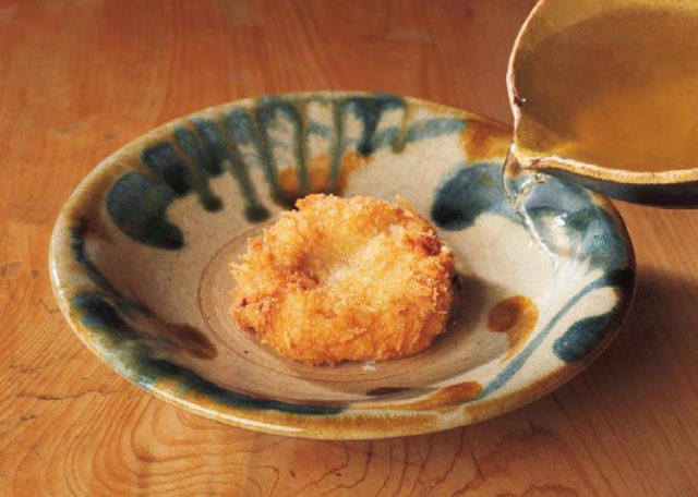 おかずもおつまみも“だし”は共通──昆布と鰹節, 下町フライ（４個分）, ねぎ豚巾着（４個分）, 鶏つくね（10個分）, 揚げ焼売（１個分）