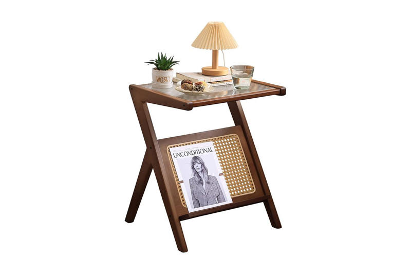Designer-Approved Living Room Decor on Amazon, Monday Moose Set of 2 Scalloped Velvet Throw Pillow Covers, Geezo Electric Candle Warmer Lamp, "Wild Interiors" by Hilton Carter, Craig Frames 16” by 20” Ornate Gold Frame, Firminana Mid-Century Modern Coffee Table, Etspolt Set of 4 Multicolor Acrylic Coasters, Loloi x Rifle Paper Co. Eden Mughal Garden Cream 5’ by 7’ Area Rug, Paddywax Checkmate Artisan Hand-Poured Scented Candle, Oakoa Fluted Round Concrete Tray, Brightech Luna Drop LED Floor Lamp, Tiita Rattan Glass Top Side Table