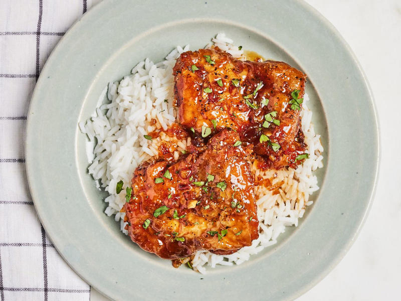 Famous Butter Chicken, Honey Garlic Chicken Thighs, Greek Lemon Chicken Soup, Jumbo Breakfast Cookies, Impossibly Easy Cheeseburger Pie
