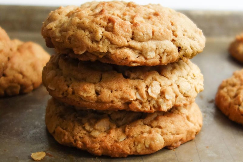 Oatmeal Raisin Cookies, Kitchen Sink Cookies, Apple Cheddar Oat Cookies, Oatmeal Banana Cookies, The Hands-Down Best Peanut Butter Cookie Recipe, Brownie Cookies, Chewy Peanut Butter Oatmeal Cookies, Chocolate Chip Cookies, Red Velvet Cookies, Banana Cookies, Laura Bush's Cowboy Cookies, Grandma’s Oatmeal Cookies, Brown Butter Oatmeal Chocolate Chip Cookies, Butter Pecan Cookies, Copycat Subway Chocolate Chip Cookies, Mexican Wedding Cookies, Classic Shortbread Cookies, Linzer Cookies, Oatmeal Lace Cookies, No Bake Chocolate and Peanut Butter Cookies