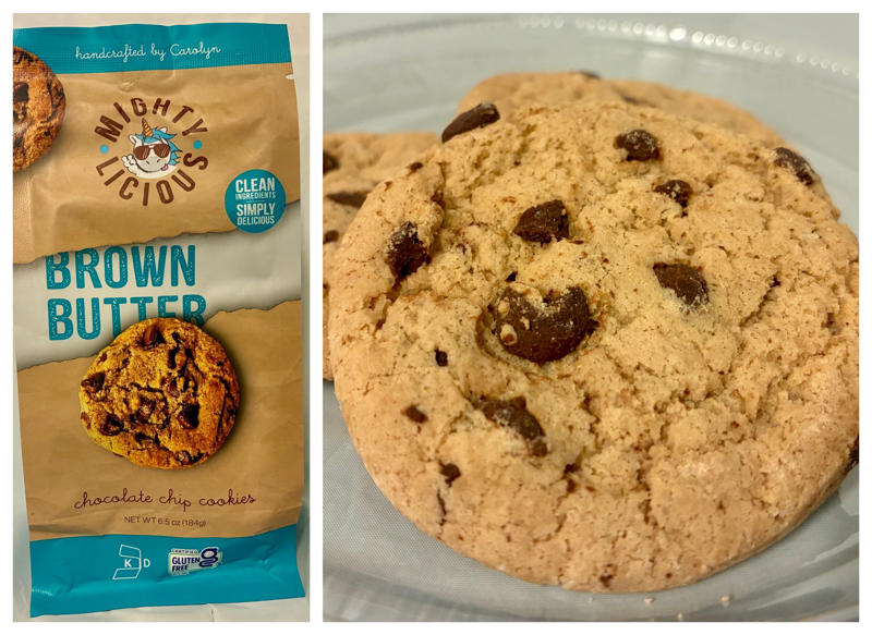 No. 7: Oatmeal Raisin (Vegan) , No. 6: Double Dutch Vegan Chocolate Chip , No. 5: Chocolate Chip (Vegan), No. 4: Salted Peanut Butter (grain-free) , No. 3: Brown Butter Chocolate Chip , No. 2: Brown Butter Short Bread (egg free) , No. 1: Oatmeal Coconut (Vegan)
