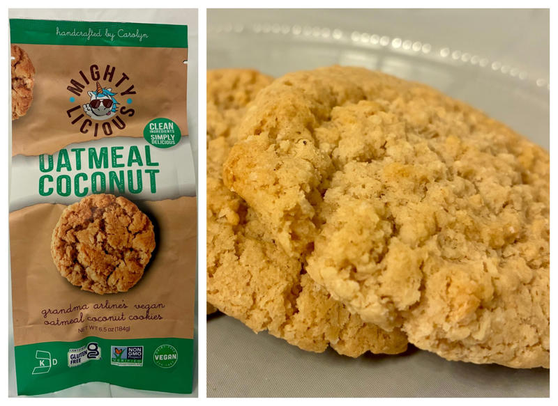 No. 7: Oatmeal Raisin (Vegan) , No. 6: Double Dutch Vegan Chocolate Chip , No. 5: Chocolate Chip (Vegan), No. 4: Salted Peanut Butter (grain-free) , No. 3: Brown Butter Chocolate Chip , No. 2: Brown Butter Short Bread (egg free) , No. 1: Oatmeal Coconut (Vegan)
