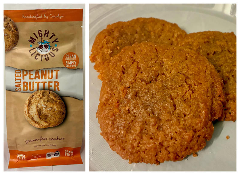 No. 7: Oatmeal Raisin (Vegan) , No. 6: Double Dutch Vegan Chocolate Chip , No. 5: Chocolate Chip (Vegan), No. 4: Salted Peanut Butter (grain-free) , No. 3: Brown Butter Chocolate Chip , No. 2: Brown Butter Short Bread (egg free) , No. 1: Oatmeal Coconut (Vegan)