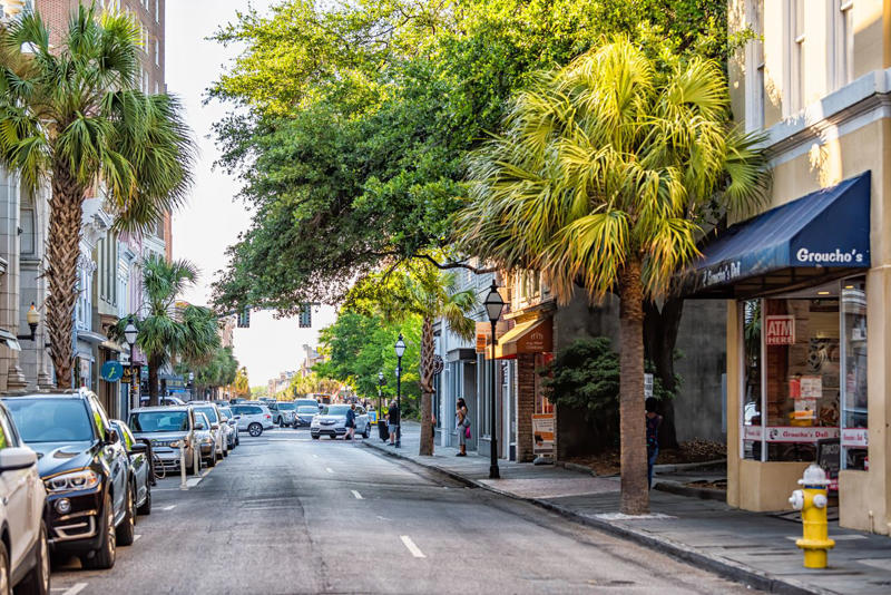King Street: Charleston, South Carolina, State Street: Bristol, Tennessee, and Bristol, Virginia, Lower Broadway: Nashville, Tennessee, Broughton Street, Savannah, Georgia, Beale Street: Memphis, Tennessee, Duval Street: Key West, Florida