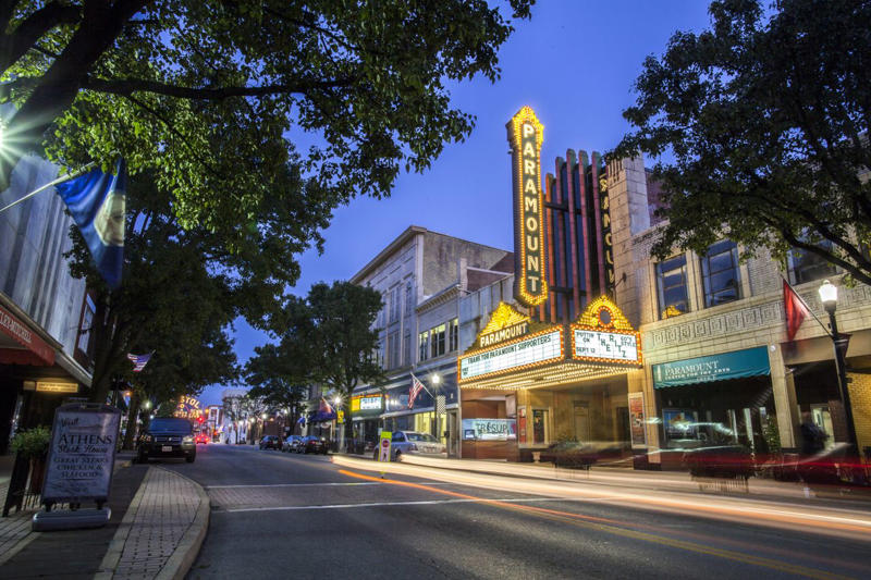 King Street: Charleston, South Carolina, State Street: Bristol, Tennessee, and Bristol, Virginia, Lower Broadway: Nashville, Tennessee, Broughton Street, Savannah, Georgia, Beale Street: Memphis, Tennessee, Duval Street: Key West, Florida