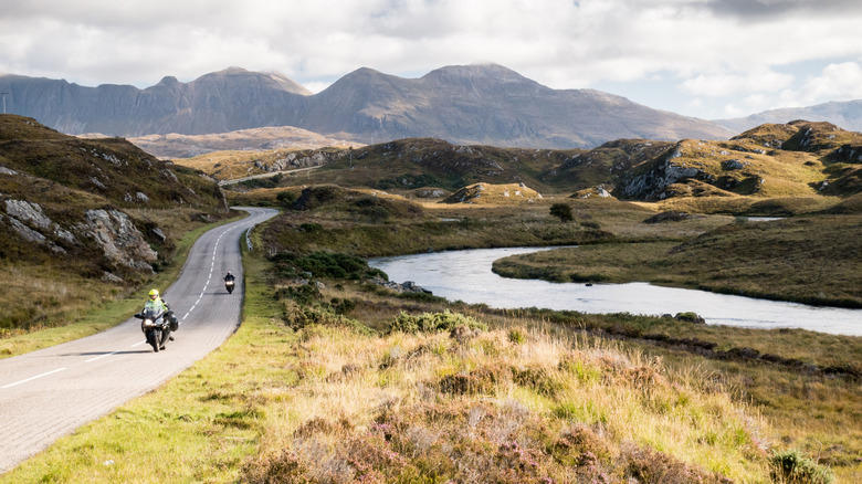 Pacific Coast Highway (California, USA), Scottish Highlands (Scotland), Sturgis Motorcycle Rally (South Dakota, USA), Amalfi Coast (Italy), Transfagarasan Highway (Romania), Ruta Cuarenta (Argentina), Great Ocean Road (Australia), Cabot Trail (Nova Scotia, Canada)