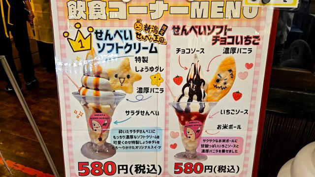 ・手掛けているのは、あの会社, ・限定商品だらけ, ・オリジナルばかうけ, ・極上のせんべいスイーツ, ・王国と呼ぶにふさわしい, ・今回ご紹介した飲食店の詳細データ