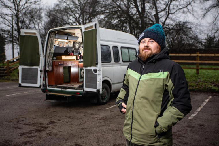 Taking the prospect of full-time van life seriously, A dream come true, His cat Mini for company, A sense of freedom, The downsides: Love life