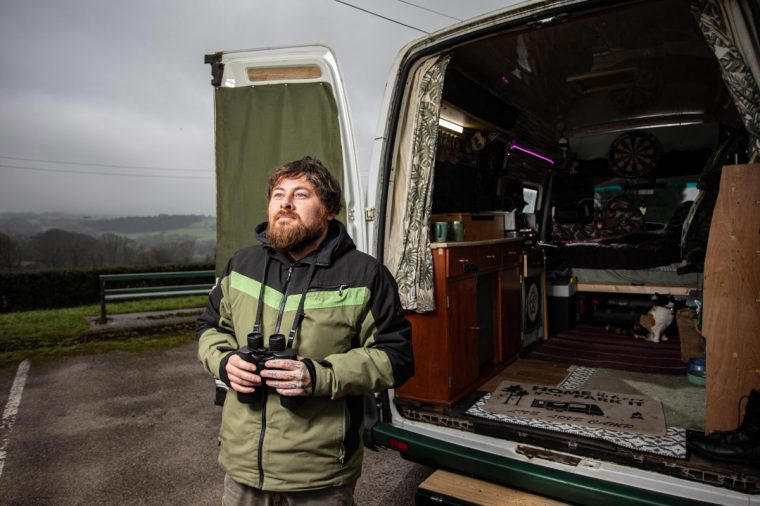 Taking the prospect of full-time van life seriously, A dream come true, His cat Mini for company, A sense of freedom, The downsides: Love life