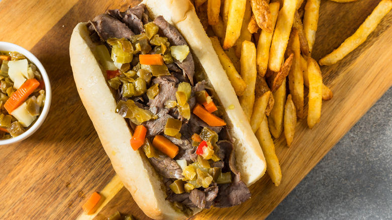 Chicago Dogs, Deep Dish Pizza, Italian Beef, Jibaritos, Tavern-Style Pizza, Garrett Popcorn, Chicago-Style Giardiniera, Pizza Puffs, Flaming Saganaki