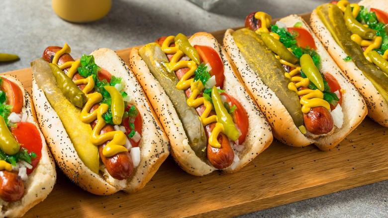 Chicago Dogs, Deep Dish Pizza, Italian Beef, Jibaritos, Tavern-Style Pizza, Garrett Popcorn, Chicago-Style Giardiniera, Pizza Puffs, Flaming Saganaki