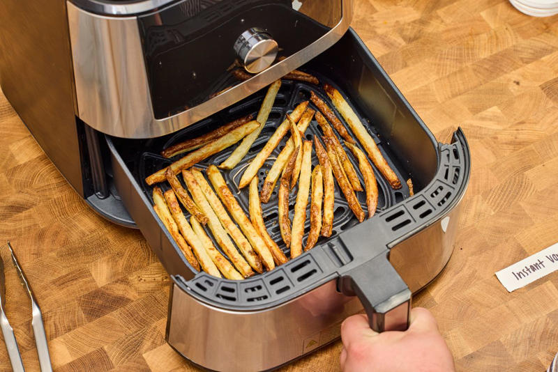 Instant Vortex Plus XL 6-Quart Air Fryer, Cosori 9-in-1 TurboBlaze Air Fryer, Ninja Crispi Glass Air Fryer, Breville Smart Oven Air Fryer and Convection Oven, Typhur Dome 2 Air Fryer, Ninja Compact 4-Quart Air Fryer