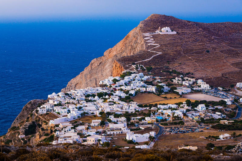 1. Amorgos, Cyclades, 2. Alonissos, Sporades, 3. Astypalaia, Dodecanese, 4. Ithaca, Ionian islands, 5. Hydra, Saronic Gulf , 6. Folegandros, Cyclades, 7. Paros, Cyclades, 8. Sifnos, Cyclades