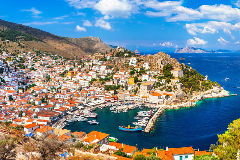 1. Amorgos, Cyclades, 2. Alonissos, Sporades, 3. Astypalaia, Dodecanese, 4. Ithaca, Ionian islands, 5. Hydra, Saronic Gulf , 6. Folegandros, Cyclades, 7. Paros, Cyclades, 8. Sifnos, Cyclades