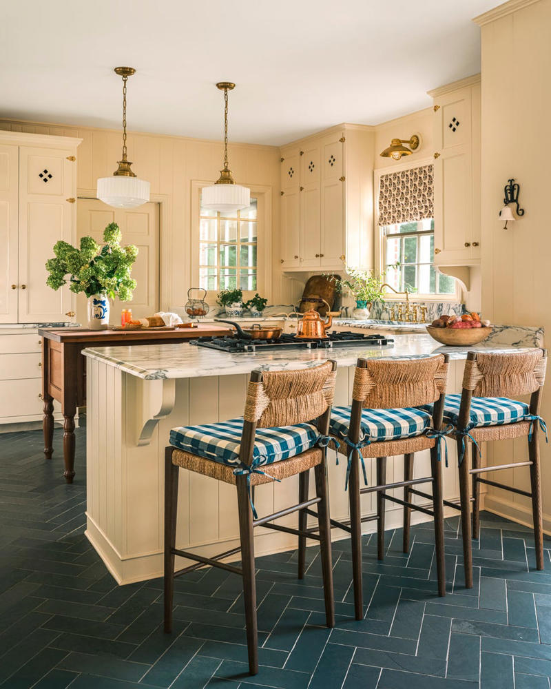 Artwork, A Tray to Corral Odds & Ends, A Pot or Plate Rack (Or Both!), A Sweet Little Lamp, Seat Cushions , Café Curtains , A Collection , Freestanding Furniture , Something Quirky & Unexpected