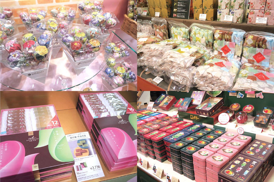 ■華やかなビジュアルにキュン！お花みたいなロリポップ型チョコ／le pepin（ル ペパン）【1個あたり63円〜】, ■カリカリ感がたまらない！ナッツ好き必見チョコ／サロンドロワイヤル【1個あたり約110円〜】, ■京都土産の定番「茶の菓」がチョコレート仕様に／マールブランシュ【1枚あたり171円〜】, ■九州・鹿児島の味が出張中！この機会に食べとこ／パティスリーヤナギムラ【1個あたり135円】, ■パチパチ弾けるキャンディチョコで気分もポップに／メリーチョコレート【1個あたり108円〜】