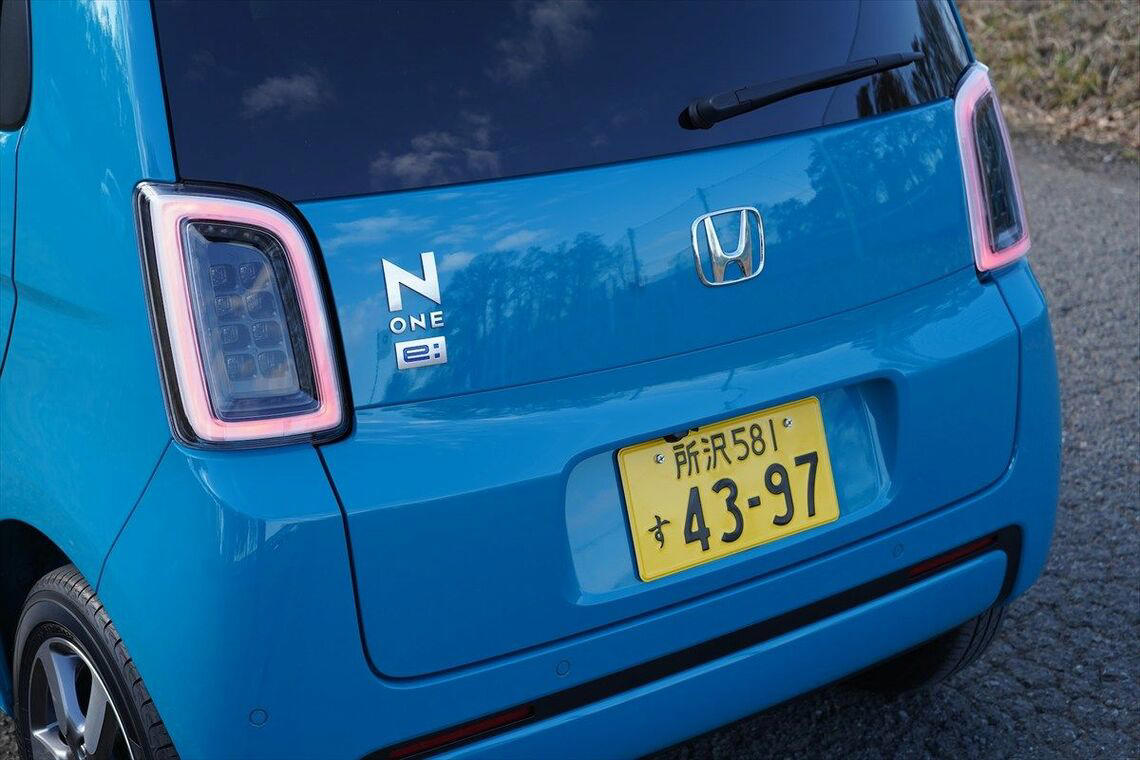 N-ONE、N-VAN e:との相違はどこに？, EVらしさを表現したリアまわり, 走りの質は日産「サクラ」より上, 「スーパー ワン プロトタイプ」も気になるけれど