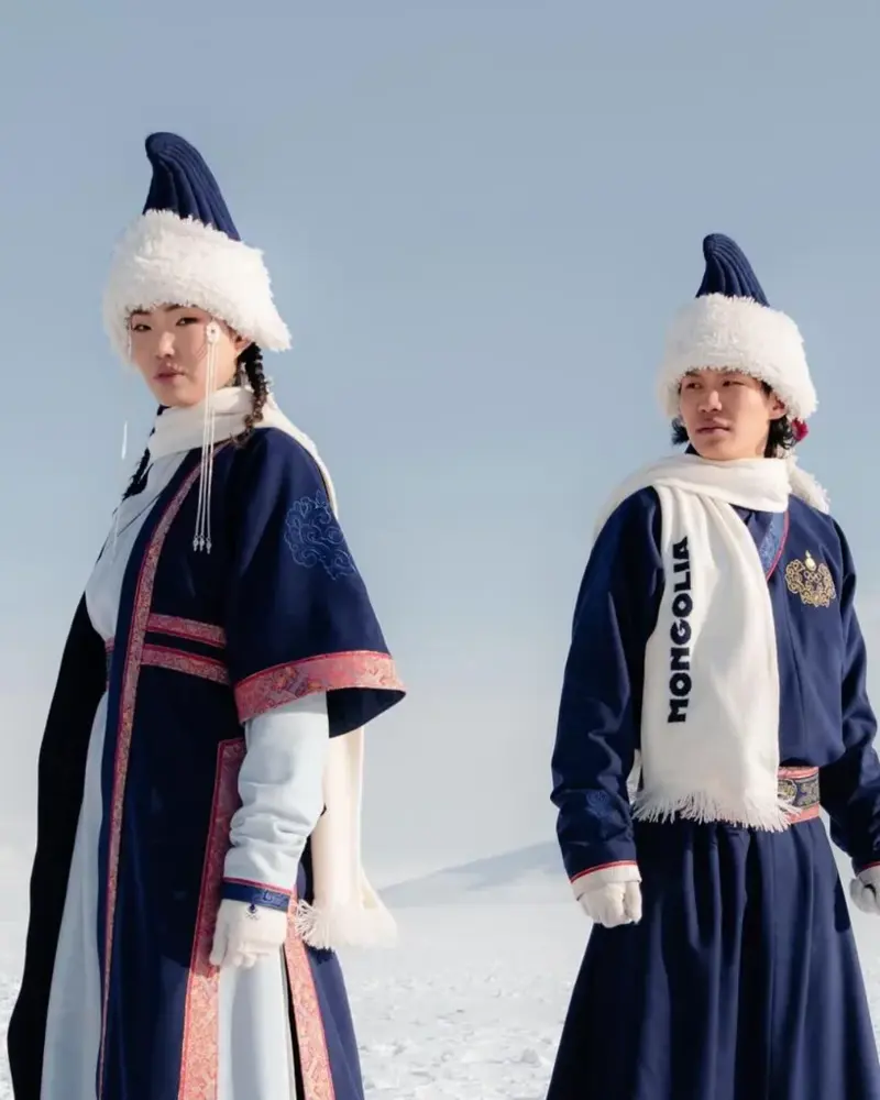Team Mongolia and Goyol Cashmere , Ralph Lauren for Team USA , Emporio Armani for Team Italia , Sportscraft and Karbon for Team Australia, Le Coq Sportif for Team France, Dale of Norway for Team Norway