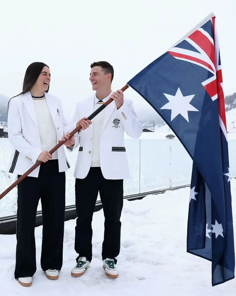Team Mongolia and Goyol Cashmere , Ralph Lauren for Team USA , Emporio Armani for Team Italia , Sportscraft and Karbon for Team Australia, Le Coq Sportif for Team France, Dale of Norway for Team Norway