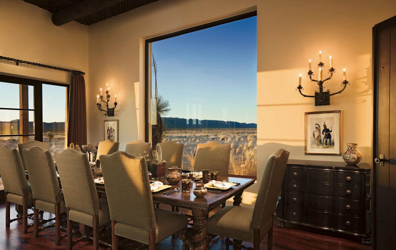 South Carolina properties, Florida residence, Montana ranches, Nebraska land, Vermejo Park Ranch, Armendaris Ranch and Ladder Ranch, Argentina retreats, Nonami Plantation