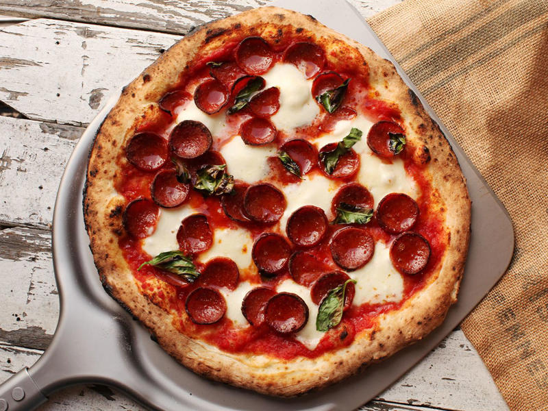 Basic Neapolitan Pizza Dough, Basic New York-Style Pizza Dough, New York-Style White Pizza, Vodka Pizza, The Best Meatball Pizza Recipe, NJ-Style Mustard Pie, Foolproof Pan Pizza, Extra-Crispy Bar-Style Tortilla Pizza Supreme, The Best French Bread Pizza, St. Louis-Style Pizza, Iowa Taco Pizza, Detroit-Style Pan Pizza