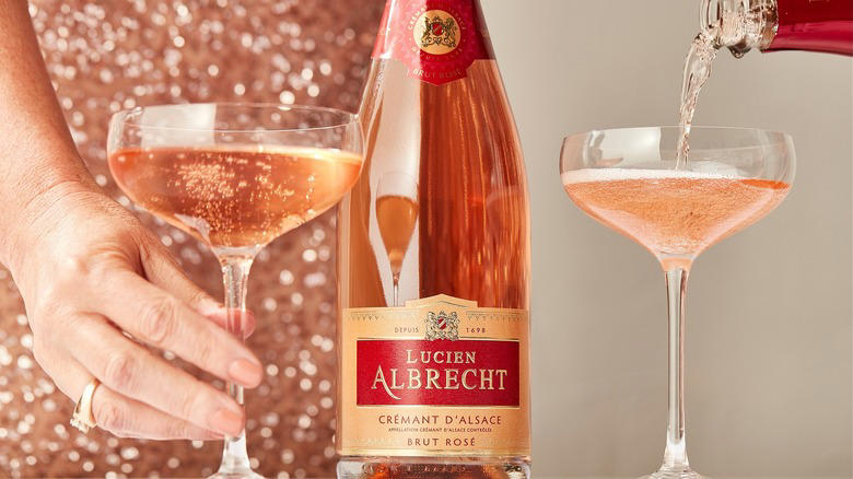 5. Domaine Carneros Brut Rosé, 7. Domaines Ott Château Romassan Bandol Rosé, 8. Lucien Albrecht Cremant d'Alsace Brut Rosé, 13. La Crema Monterey Rosé