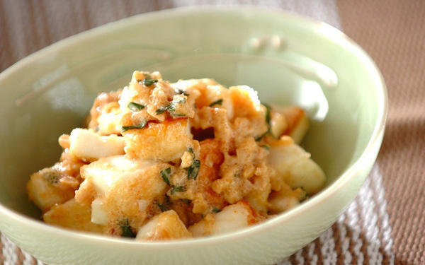 ハンペンのバター焼き, ハンペンのマヨ焼き, ハンペンのキムチーズ焼き, ハンペンのハチミツ照り焼き, ハンペンの磯辺チーズ焼き, ハンペンのしそマヨ焼き, ハンペンの大葉納豆和え