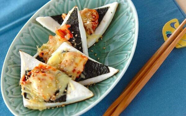 ハンペンのバター焼き, ハンペンのマヨ焼き, ハンペンのキムチーズ焼き, ハンペンのハチミツ照り焼き, ハンペンの磯辺チーズ焼き, ハンペンのしそマヨ焼き, ハンペンの大葉納豆和え