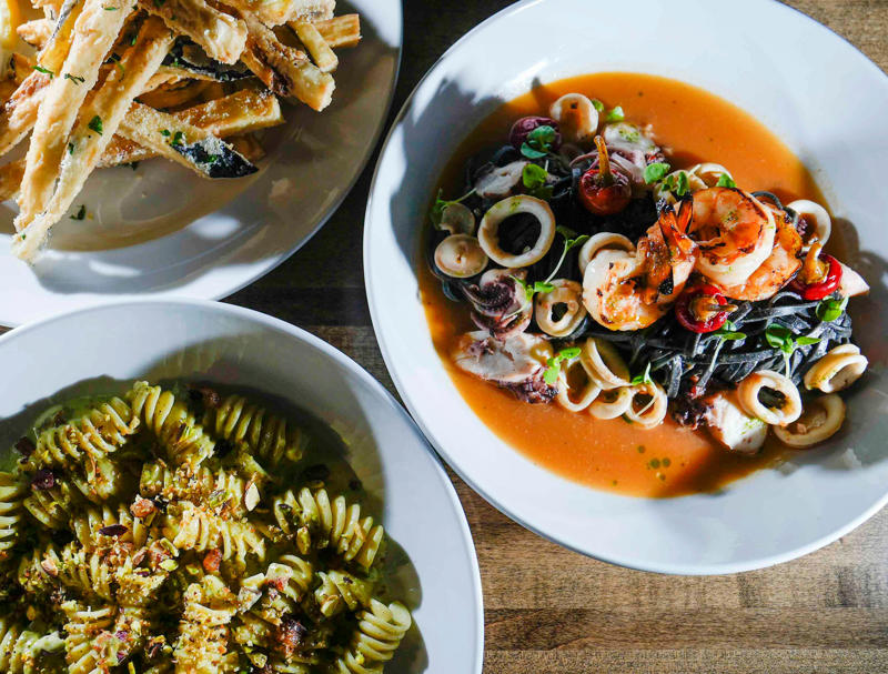 Buckley’s: For something cozy and casual , Bartolotta's Lake Park Bistro: For amour with a view , Safina: For passionate pasta lovers , Sanford: For old-school opulence , Strange Town: For the plant-based pair , Third Coast Provisions: For swanky seafood lovers , At Random: For cocktail-loving couples