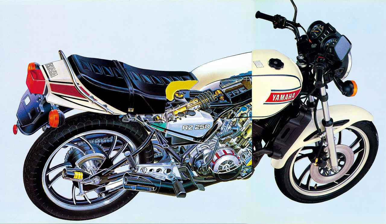 ヤマハ「RZ250」（1980）プレイバック①, ヤマハ「RZ250」（1980）プレイバック②, ヤマハ「RZ250」（1980）カタログ写真館, ヤマハ「RZ250」（1980）主なスペック・発売当時価格, ヤマハ「RZ250」（1980）動画・写真, ヤマハ「RZ250」（1980）関連記事
