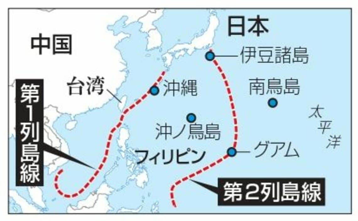 これまで手薄だった太平洋側の防衛, 「後方」という前提を揺るがす中国軍の太平洋進出, 太平洋島嶼国への経済・外交を通じて影響力拡大, 台湾有事と「第2列島線」の戦略的意味, 原子力潜水艦の導入が視野？