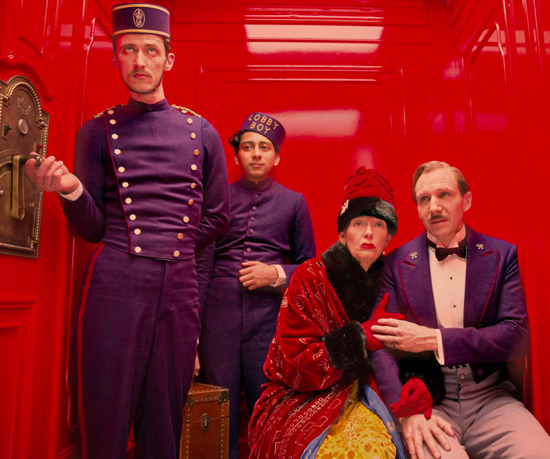 The Grand Budapest Hotel The Darjeeling Limited, The Grand Budapest Hotel, The Hundred-Foot Journey, The Secret Life of Walter Mitty, Lost in Translation, In Bruges, National Lampoon's Vacation, Catch Me If You Can, Planes, Trains and Automobiles, Thelma and Louise, Up in the Air, Midnight in Paris, The Beach, Harry Potter, The Lord of the Rings, The Talented Mr. Ripley, Sideways, Little Miss Sunshine, Paris, Texas, Roman Holiday, Vicky Cristina Barcelona, One Week, Local Hero, Forgetting Sarah Marshall, Le Havre