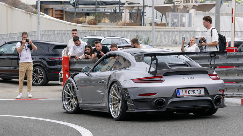 Mercedes M139 hybrid 4‑cylinder (469 hp engine/total 671 hp), Volvo Twincharged I4-cylinder (328 hp engine/total 415 hp), Porsche Twin‑Turbo Flat‑Six (691 hp engine), Ferrari F80 Twin‑Turbo V6 (888 hp engine/total 1,184 hp)