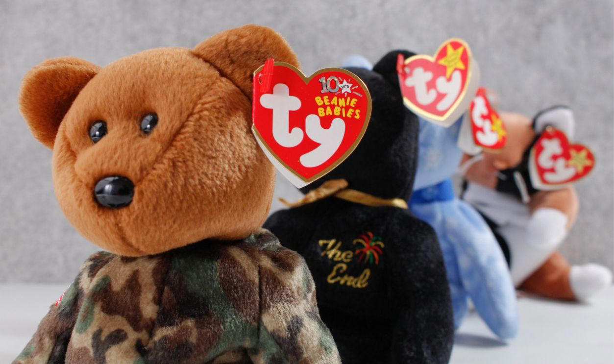 The End Bear: $2,000 Toys Worth Real Money, Princess The Bear: ,000, Britannia The Bear: ,000, Claude The Crab: ,000, Halo The Bear: ,500, Gobbles The Turkey: ,000, Snort The Red Bull: ,000, Peace Bear: ,000, Spangle The Bear: ,000, Pinchers The Lobster: ,500, Employee The Bear: ,000, Mystic The Unicorn (Tan Horn): ,700, Weenie The Dachshund: ,500, #1 Bear: ,500, Iggy The Iguana: ,000, The End Bear: ,000, Pouch The Kangaroo: ,000, Nana The Monkey: ,000, Humphrey The Camel: ,200, Libearty The Bear: ,200, Patti The Platypus: 0–,000, Chilly The Bear: 0, Flutter The Butterfly (Yellow Wings): 8–0, Happy The Hippo: 5