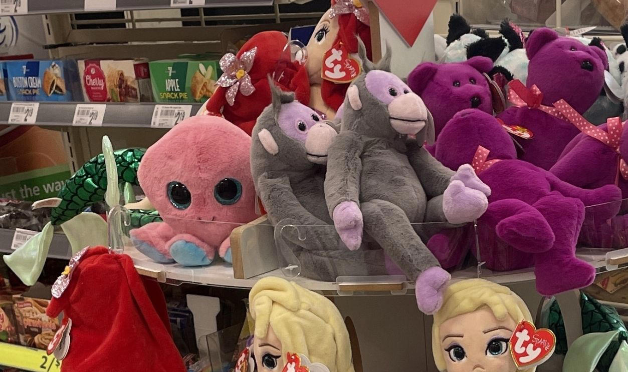 Nana The Monkey: $4,000 Toys Worth Real Money, Princess The Bear: ,000, Britannia The Bear: ,000, Claude The Crab: ,000, Halo The Bear: ,500, Gobbles The Turkey: ,000, Snort The Red Bull: ,000, Peace Bear: ,000, Spangle The Bear: ,000, Pinchers The Lobster: ,500, Employee The Bear: ,000, Mystic The Unicorn (Tan Horn): ,700, Weenie The Dachshund: ,500, #1 Bear: ,500, Iggy The Iguana: ,000, The End Bear: ,000, Pouch The Kangaroo: ,000, Nana The Monkey: ,000, Humphrey The Camel: ,200, Libearty The Bear: ,200, Patti The Platypus: 0–,000, Chilly The Bear: 0, Flutter The Butterfly (Yellow Wings): 8–0, Happy The Hippo: 5