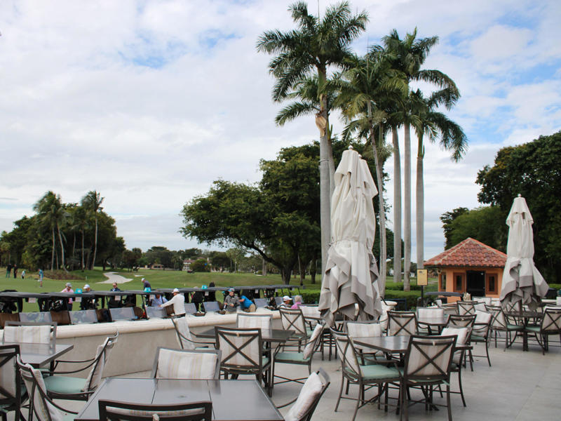 Next to the course are spaces for relaxing and socializing. Today, the hotel is loved by high-profile figures., Inside, the hotel has kept its original, century-old lobby., The lobby decorations match the hotel's historic, elevated vibe., The lobby also serves as a dining area for afternoon tea., Downstairs, the hotel's Fontana restaurant partially sits in an open-air courtyard., Fontana serves Italian-inspired dishes., Brandi's, the hotel's dark, moody bar, draws inspiration from the Biltmore's past., At the 600-gallon pool, there's poolside dining and nine private cabanas., The Biltmore's clubhouse is the center of events at the property., Next to the course are spaces for relaxing and socializing., Tucked in the clubhouse, there's also a members-only lounge.