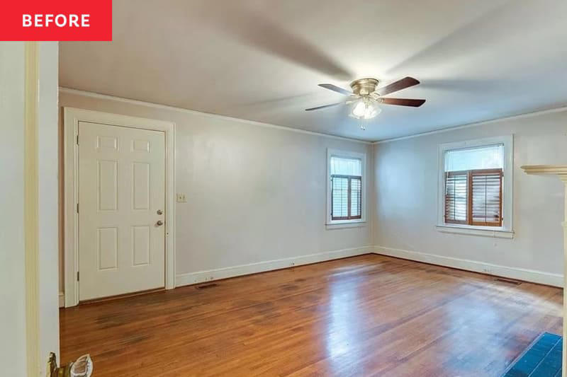 A first-round paint job inspired a completely different second-round one., "English cottage" became the inspiration for the design., Going all-in on wallpaper brought this space to life., Furniture and other cottage-inspired accents bring it all together., Further Reading