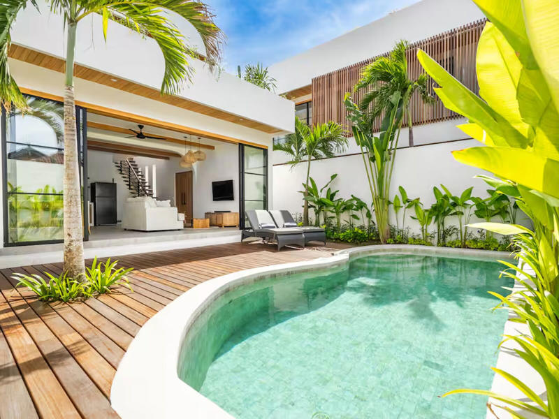 GT’s top Bali Airbnb stays, Best Airbnbs in Bali for couples:, Best Airbnb in Bali for families and large groups:, Best Airbnb in Bali for ocean views:, More beautiful, luxe Bali Airbnbs:, Best Airbnb in Bali for a peaceful retreat:, Most Instagrammable Airbnbs in bali:, Best Airbnb villa in Seminyak, Read more: