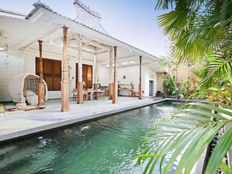 GT’s top Bali Airbnb stays, Best Airbnbs in Bali for couples:, Best Airbnb in Bali for families and large groups:, Best Airbnb in Bali for ocean views:, More beautiful, luxe Bali Airbnbs:, Best Airbnb in Bali for a peaceful retreat:, Most Instagrammable Airbnbs in bali:, Best Airbnb villa in Seminyak, Read more: